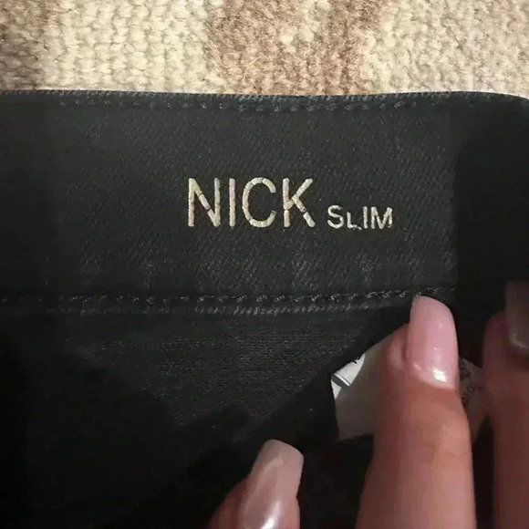 Dl1961 Nick Slim Fit Palmer Men's Black Jeans American Cotton Size 34 - Picture 7 of 7